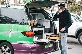 Choosing the Right SetUp - Hiring a Campervan like Jucy, is not the ideal setup, but it's a damn good backup, in my opinion.