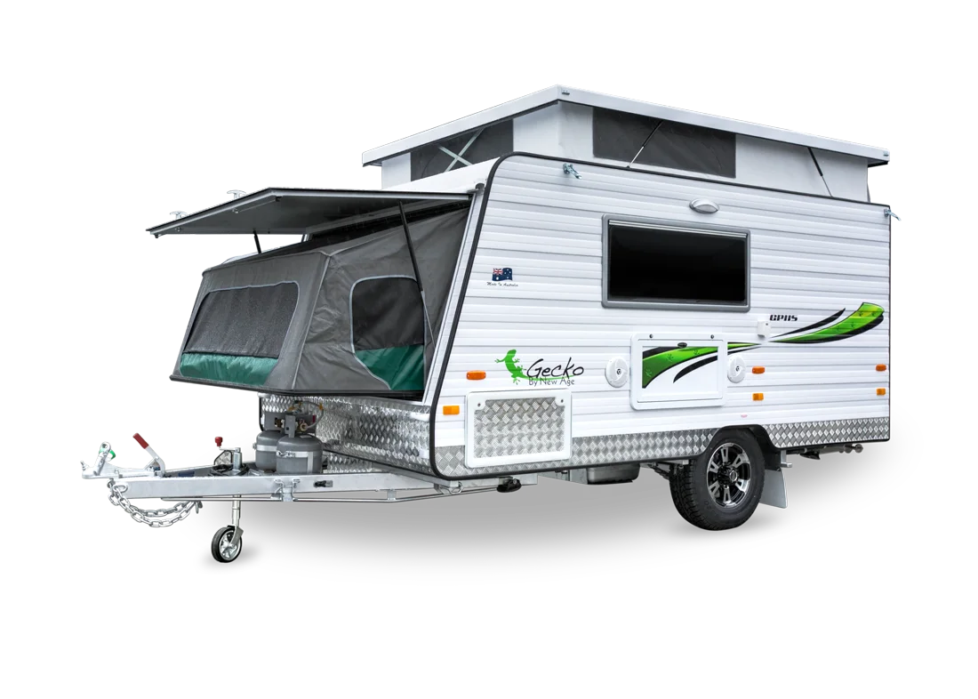 Ben & Michelle - Road Trip Around Australia - The Perfect Little Caravan - this little caravan has all the features that I would love to have in a van but in the smallest package that I've ever seen (and I like small).