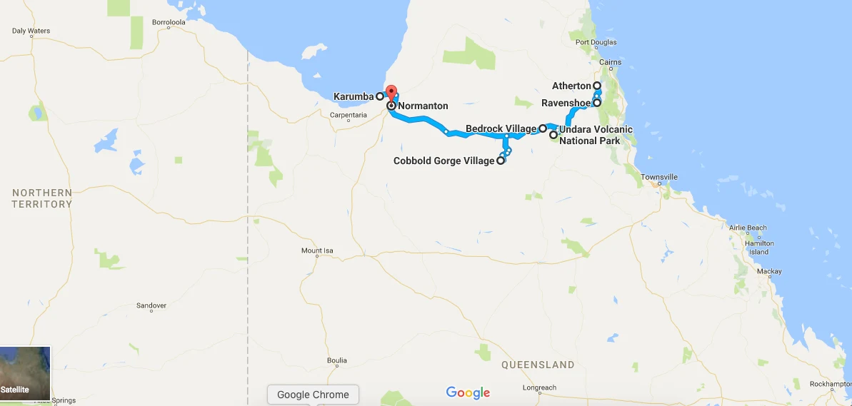 Ben & Michelle - Road Trip Around Australia - Undara Lava Tubes Cobbold Gorge - We're seeing more of the stunning Australian landscape, we got to explore the Undara Lava Tubes and took a tour through the Cobbold Gorge.
