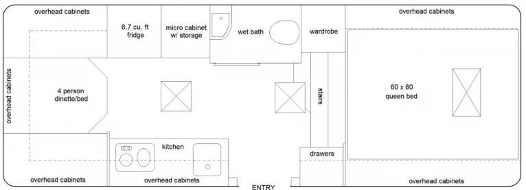 The Escape 5.0TA layout